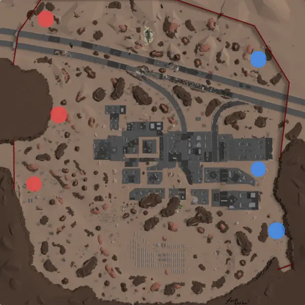 Middle East map in Cursed Tank Simulator