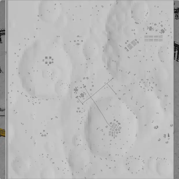 The Moon map in Cursed Tank Simulator